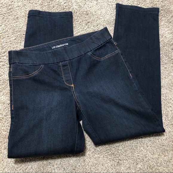 liz claiborne classic slim leg